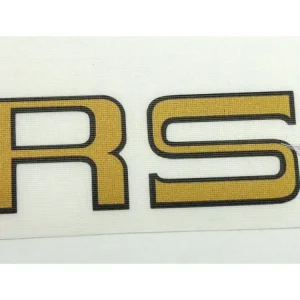 Aufkleber Tank RS gold schwarz 55x20mm für Kreidler Florett RS Kracherpreis