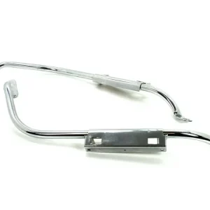 Rahmenunterzüge Kühlerhalter Satz chrom für Zündapp C50, GTS, KS 50 WC Top-Preis