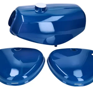 B-Ware Benzintank und Seitendeckel Set blau für Simson S50, S51, S70 Preisreduziert
