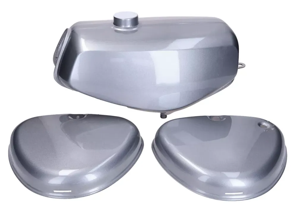 B-Ware Benzintank und Seitendeckel Set silber für Simson S50, S51, S70 Rabatt