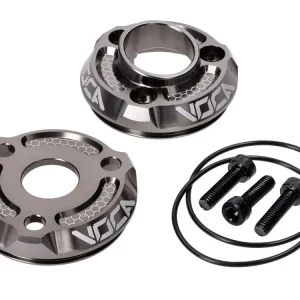 Endschalldämpfer-Endkappe Voca Racing grau Gratis Versand