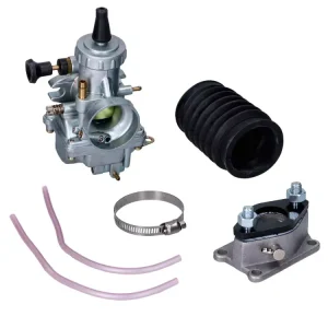 Vergaser Kit Tuning 24mm mit Ansaugstutzen Faltenbalg für Yamaha DT50, DT80 MX Preis Gesenkt