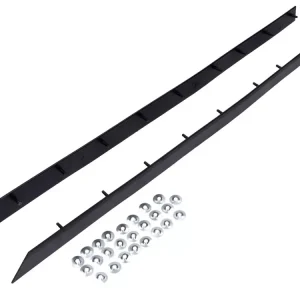 Zierleiste Kunststoff schwarz mit Halteclips für Kreidler Florett RS, RMC, RMC-S Neuheit