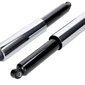 Expressversand Stoßdämpfer Satz mit Chromhülse 345mm für Simson S50, S51, S70, KR51/2 , SR4-4, SR50, SR80, Schwalbe, Star
