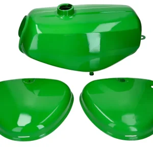 Finale Aktion B-Ware Benzintank und Seitendeckel Set grün für Simson S50, S51, S70