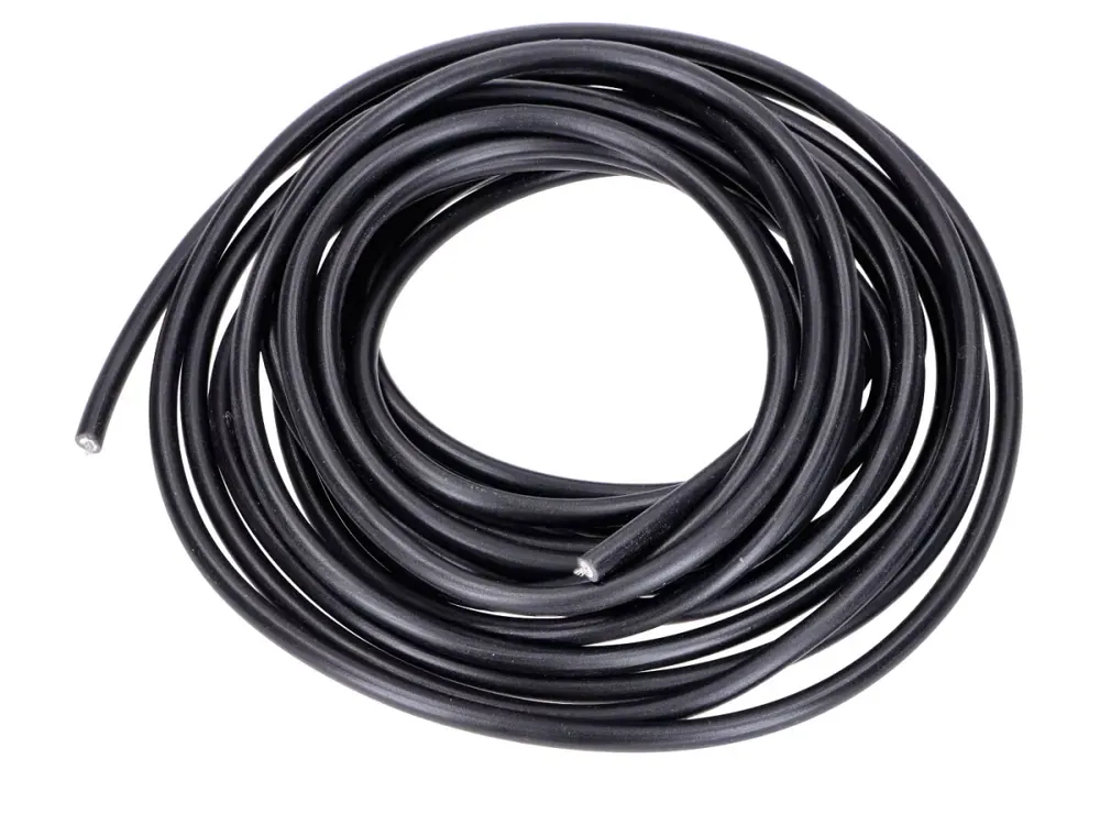 Garantierte Lieferung Zündkabel schwarz 5 Meter Rolle D=5mm