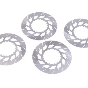 Solange Der Vorrat Reicht Kupplungsscheiben Satz 4-teilig Metall 0,6mm für Simson S50, S51, S70, S53, S83 Enduro