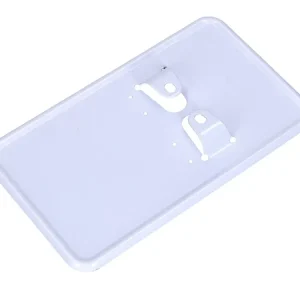 Garantierte Lieferung Kennzeichenhalter Holland Metall 100x175 weiß für Puch Maxi