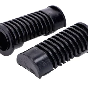 Fußrastengummi Satz 15x40mm 90mm schwarz für Peugeot Fox Mokick Finale Aktion