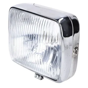 Scheinwerfer rechteckig 18cm Chrom für Mofa, Moped, Mokick Nur Heute