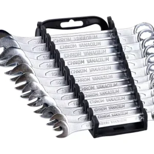 Rabatt Ringmaulschlüssel Satz 12-teilig metrisch 8-19mm