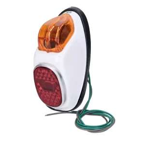 Markenprodukt Rücklicht weiß für MCB, Miele, DKW, NSU, Puch, Moped der 50er, 60er Jahre