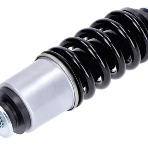 Mono Stoßdämpfer Carbone hinten schwarz silber für Piaggio Vespa, SI, FL, Grillo Geprüft