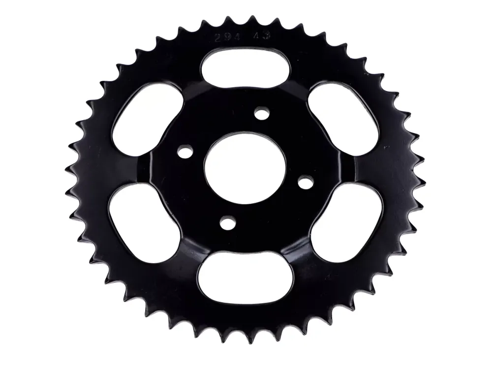 Bestpreis Kettenrad Esjot Stahl 43 Zähne schwarz für Hercules Supra 2 D, 4, Hercules, Puch