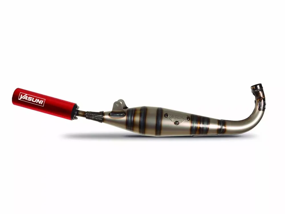 Auspuff Yasuni rot für Peugeot 103 SP/Vogue Sofort Bestellen