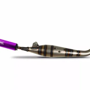 Auspuff Yasuni lila für Peugeot 103 SP/Vogue Geprüft