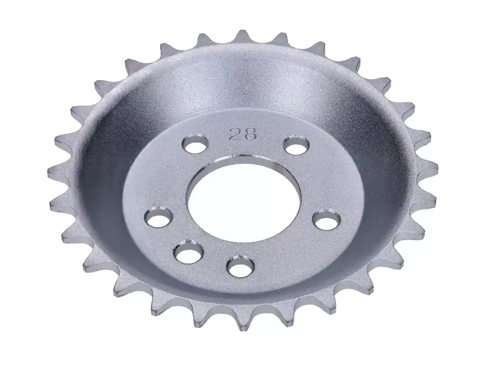 Kettenrad 28 Zähne für Puch DS50, MC50, VZ50 Garantierte Lieferung