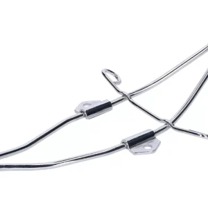 Aktuell Kotflügelhalter Chrom vorne für Kreidler Florett, Mustang, Cross