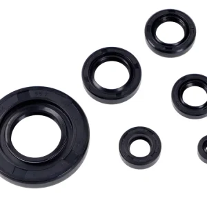 Wellendichtring Satz 6-teilig schwarz für Honda MT, MB, MTX, MBX 50ccn / 80ccm Sichere Zahlung