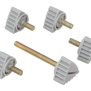 Highlight Seitenschutzschrauben Set swiing grau für Puch Maxi N