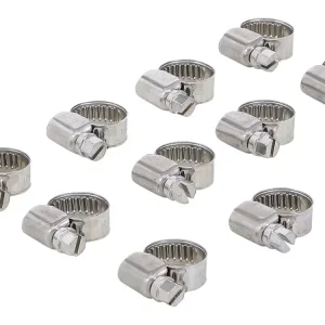 Schlauchschellen Satz rostfrei 10-16mm 10-teilig Must-Have