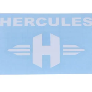 Garantierte Lieferung Aufkleber Schriftzug Rahmen Dekor weiß für Hercules Prima M, Optima, P, MF, HR