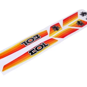 Aufkleber Satz 8-teilig orange für Peugeot 103 Schnäppchen