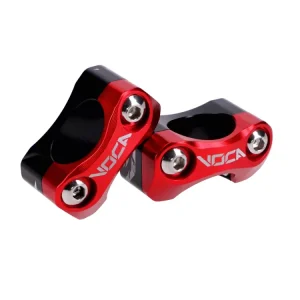 Bestpreis Lenkerklemme Lenkeranbaukit VOCA V2 HB28 CNC 22-28 - rot