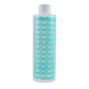 Kostenloser Versand 2T Öl Mischflasche / Ölmessflasche Schmitt 250ml türkis 250ml