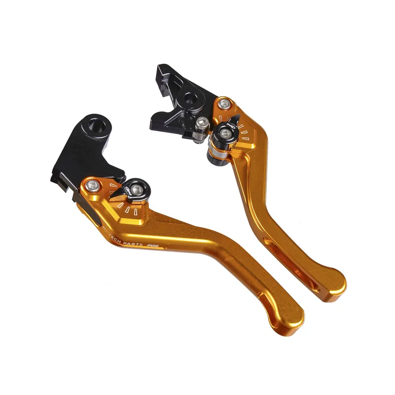 PUIG Bremshebel + Kupplungshebel Set v4 kurz gold (für: Yamaha MT-10 SP ABS 24 ) Echt