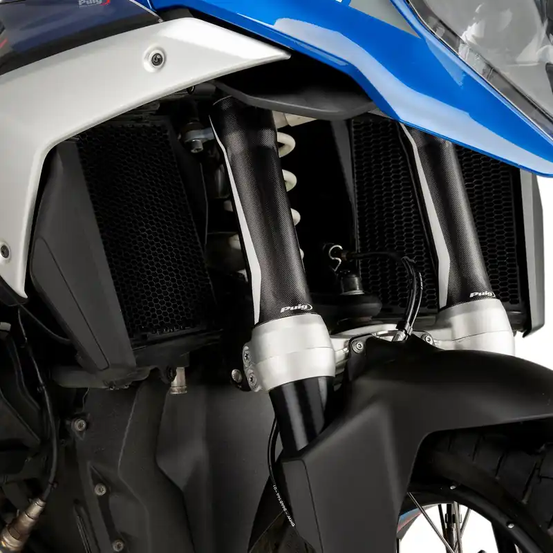 Puig Gabelschutzkit Aufkleber schwarz 22052N Zertifiziert