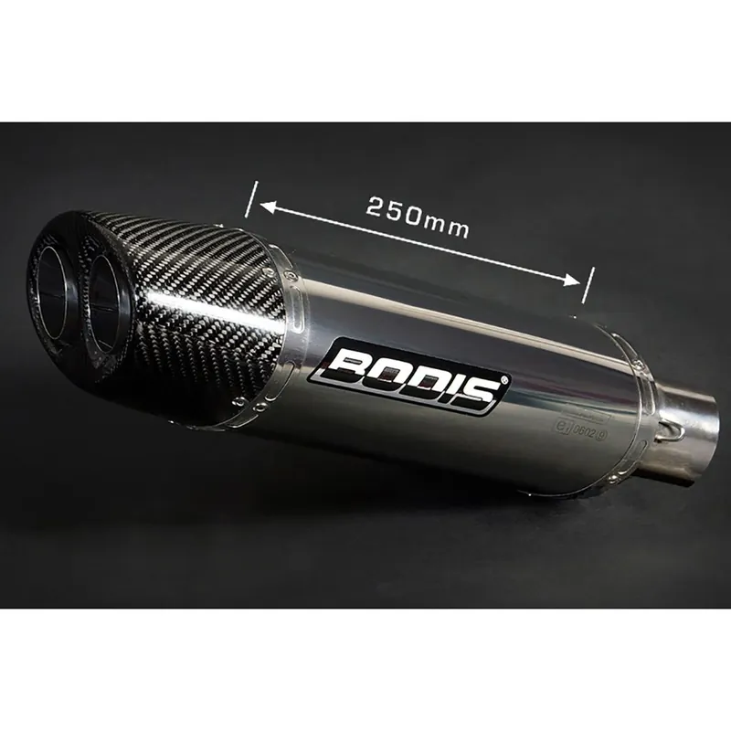 Top-Seller Bodis Auspuff Oval Q1 Slip-On Edelstahl HCBR600-027