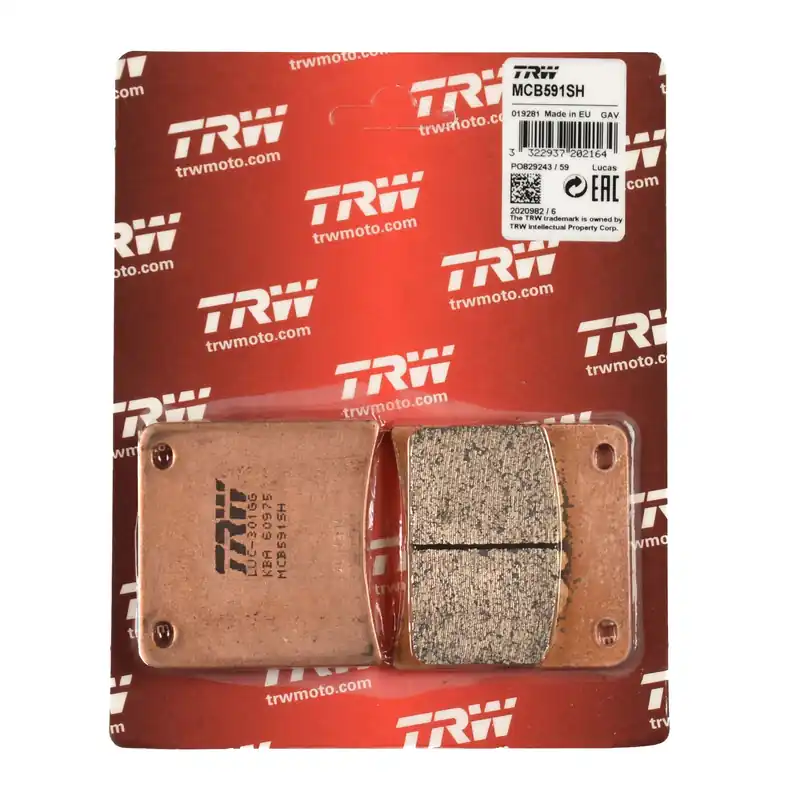 Finale Aktion TRW Bremsbelag Sinter Street MCB591SH