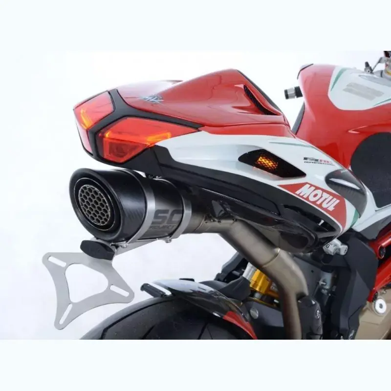Super-Preis R&G Premium Kennzeichenhalter passend für MV Agusta F4 1000 RC 2015- mit SC Project Auspuff