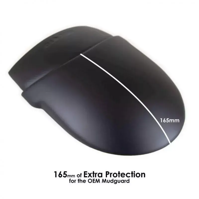 Sonderangebot Pyramid Hinterradabdeckung Verlängerung Schwarz Matt passend für KTM 950 / 990 Supermoto / 990 Super Duke