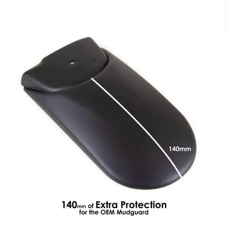 Pyramid Hinterradabdeckung Verlängerung Schwarz Matt passend für Ducati Supersport 937 / 950 Kostenloser Versand