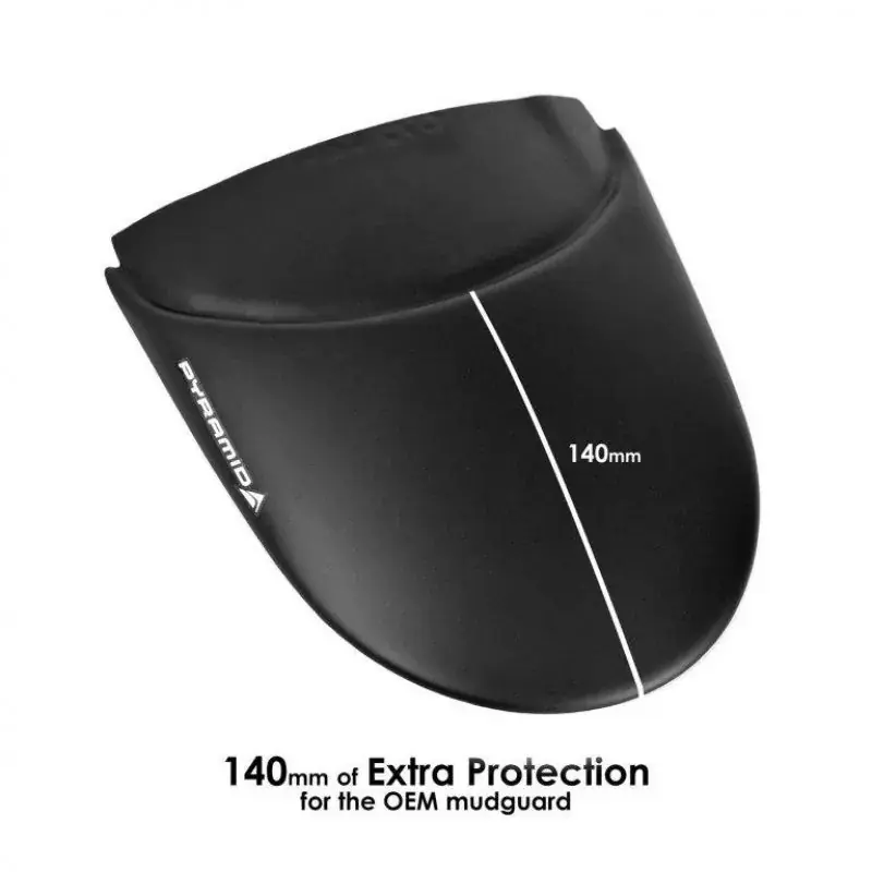 Pyramid Hinterradabdeckung Verlängerung Schwarz Matt passend für Yamaha MT-09 / SP ab 2021 Begrenztes Angebot