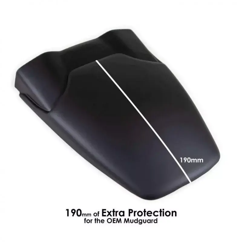 Preisreduziert Pyramid Hinterradabdeckung Verlängerung Schwarz Matt passend für Yamaha MT-07 / XSR 700