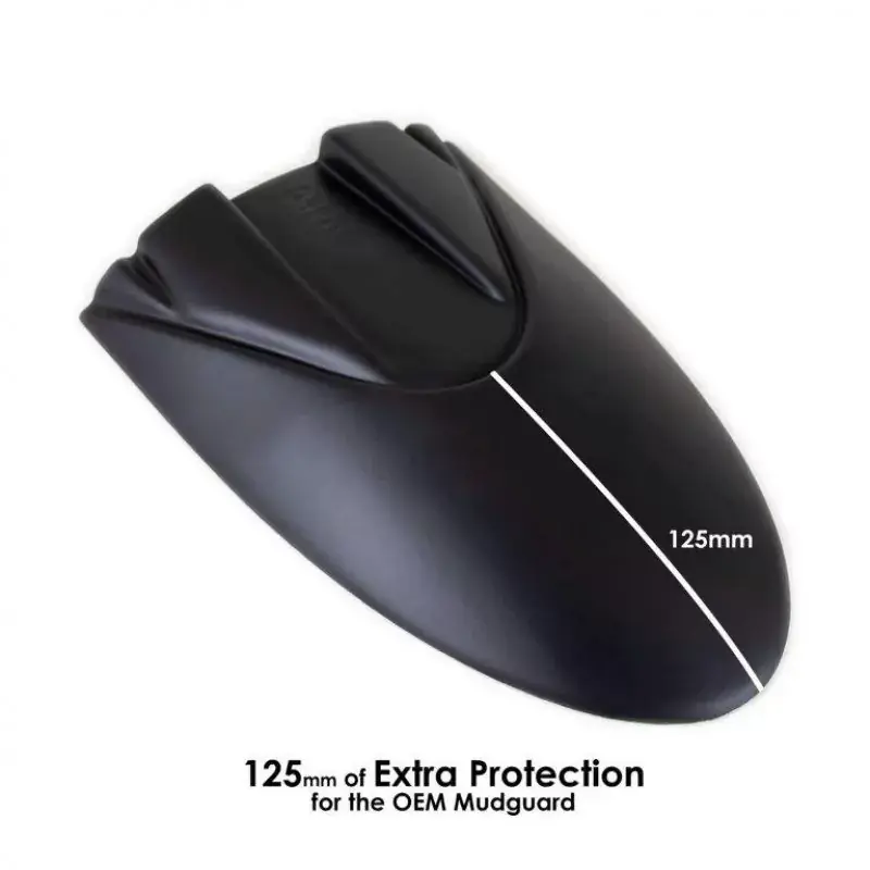 Pyramid Hinterradabdeckung Verlängerung Schwarz Matt passend für Honda CBR 600 RR 2008-2012 Expressversand