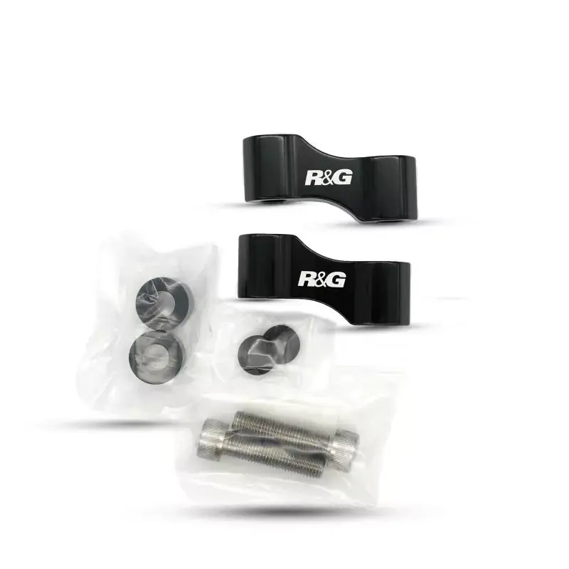 Markenprodukt R&G Spiegelverbreiterungen M10 x 1,25 Rechts- / Linksgewinde, schwarz