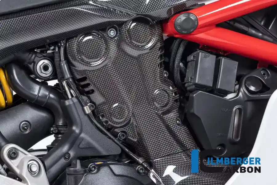 Finale Aktion Ilmberger Carbon Zahnriemenabdeckung passend für Ducati Supersport 939