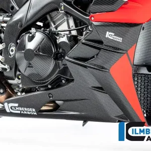 Top-Seller Ilmberger Carbon Motorspoiler lange Version matt passend für Aprilia Tuono V4 ab 2021