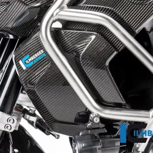 Ilmberger Carbon Flap / Wasserkühlerabdeckung links Carbon passend für BMW R 1250 GS Adventure ab 2019 Begrenztes Angebot