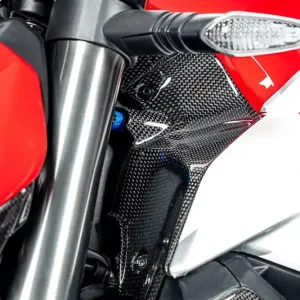 Ilmberger Carbon Windkanalabdeckung links glänzend passend für Ducati Streetfighter V2 (ab 2022) Bestpreis