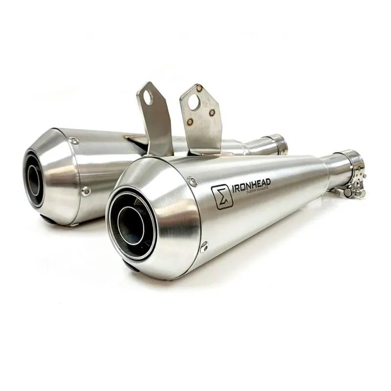 Zertifiziert IXIL Auspuff IRONHEAD OVC11SS 2 Endschalldämpfer 211-159-0149
