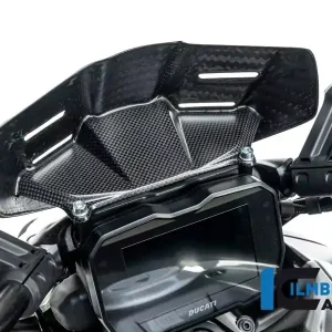 Ilmberger Carbon Windschild matt passend für Ducati Diavel V4 2023- Neue Kollektion