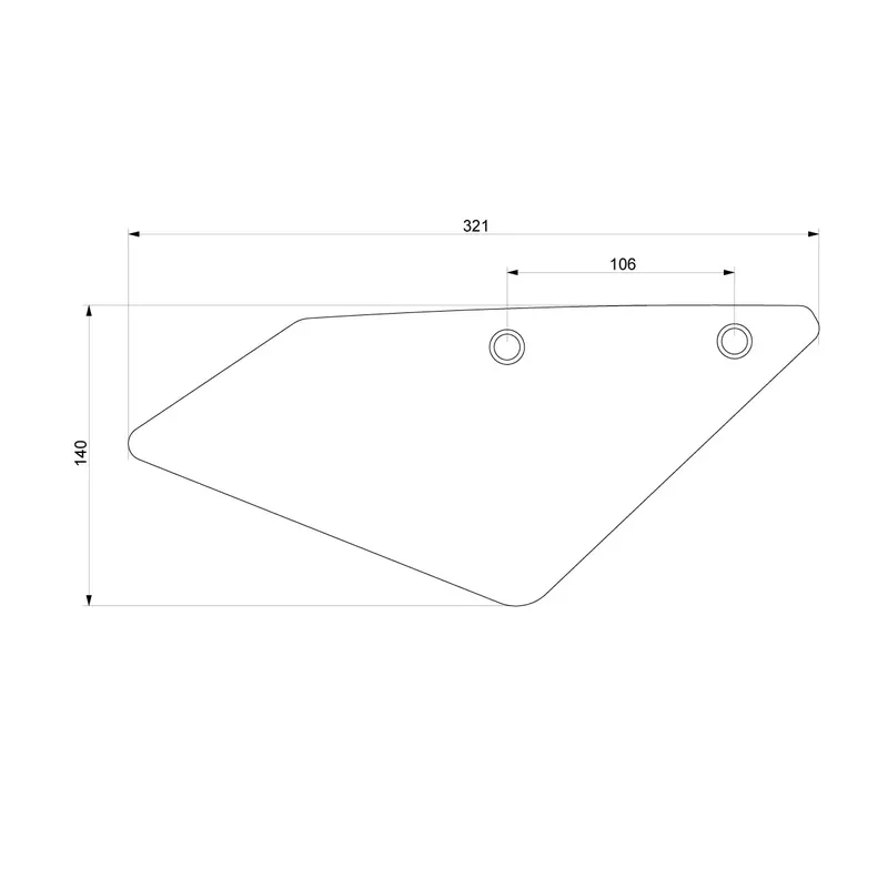 Barracuda Nummerntafel passend für Honda CB650R 2024 Sonderaktion