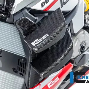 Ilmberger Carbon Wasserkühlerabdeckung links glänzend passend für Ducati Streetfighter V2 Angebot